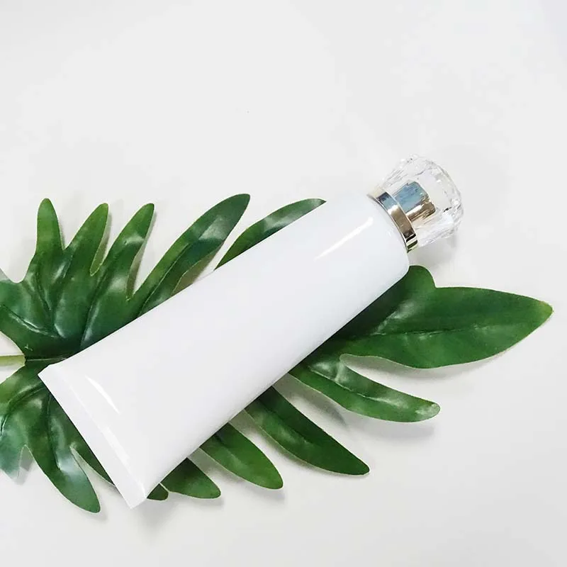 30ml 50ml 350ml black Opaque UV resistant cosmetic tube with screw or snap-on flip top lid for acrylic poly nail gel and glue