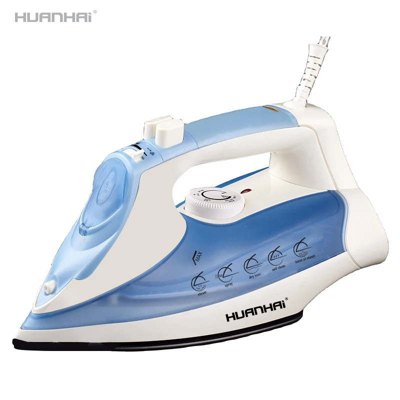 Ningbo Huanhai Electric iron intelligent temperature control pressurized flat ironing spray two-in-one steam handheld household