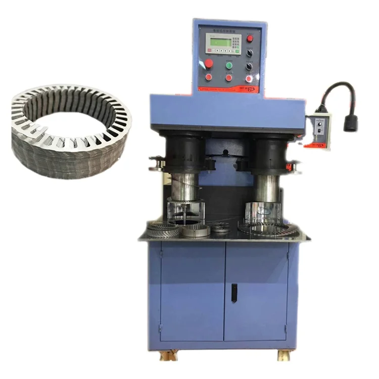 Automobile stator slinky spiral lamination winding  machine