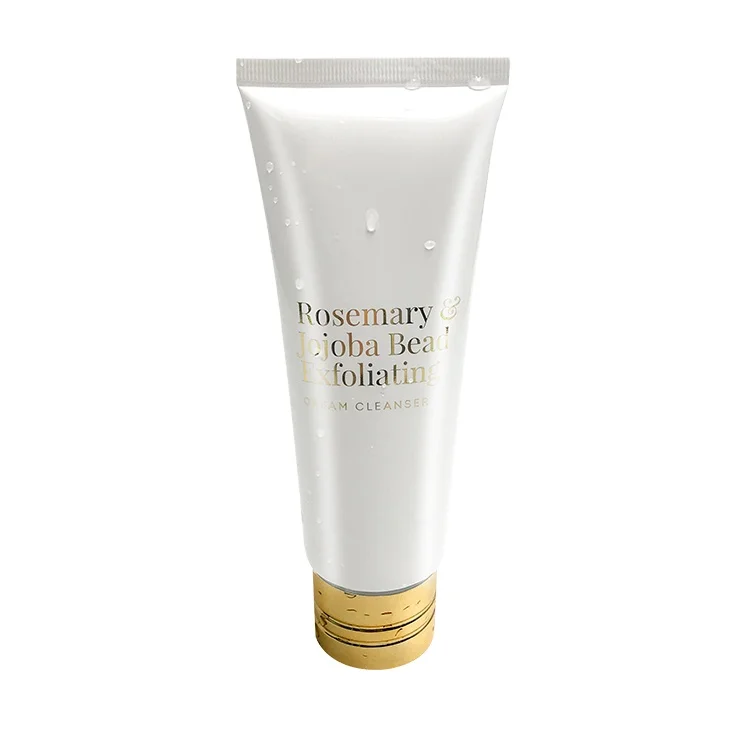 Empty  plastic soft tube for facial cream packaging