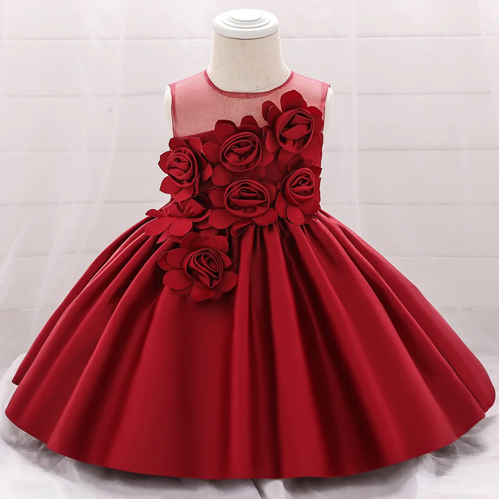 
Baby Girls Formal Wedding Party Evening Party Wear Dress Birthday Wear Gowns 