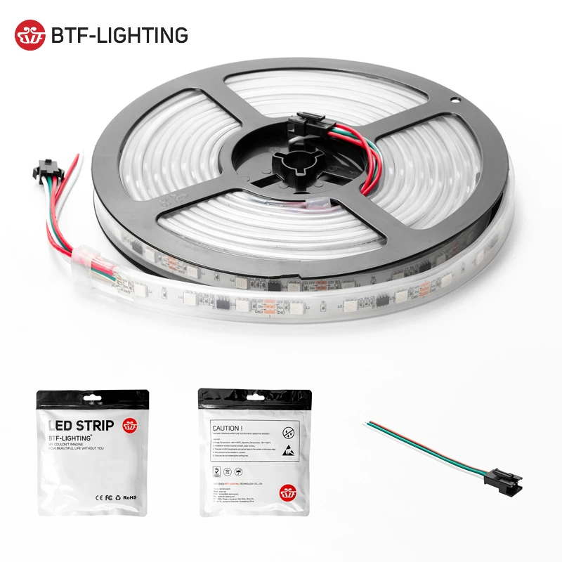  Конкурентоспособная цена 24 В 12 ip65 ip67 ip68 светодиодная Пиксельная лента btf lighting