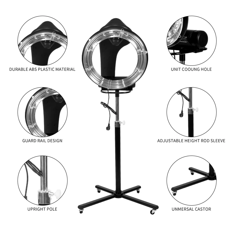 Лидер продаж, профессиональный Акселератор для волос, оборудование для парикмахерской, 950 Вт, цветной процессор для волос