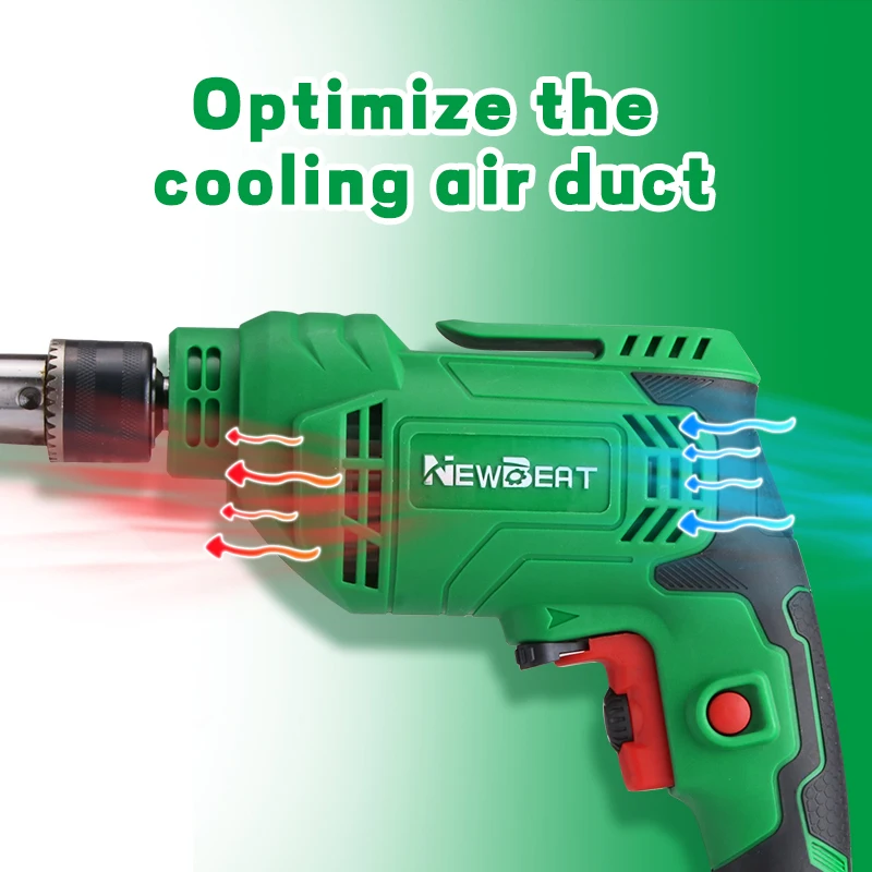NewBeat Chinese Supplier 220V Mini Portable Power Drills Electrical Drill Machine Tools