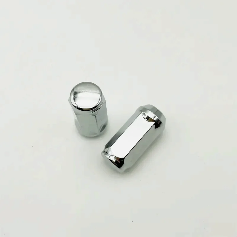 Wholesale Custom Locking Flat Lug Nuts For Car Wheel M12 * 1.25 M12 * 1.5 Chrome Plated Carbon Steel Titanium Lug Wheel Nut