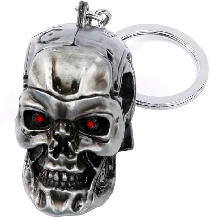 Wowei Terminator T800 черепа брелок для ключей Skynet Cyberdyne Systems