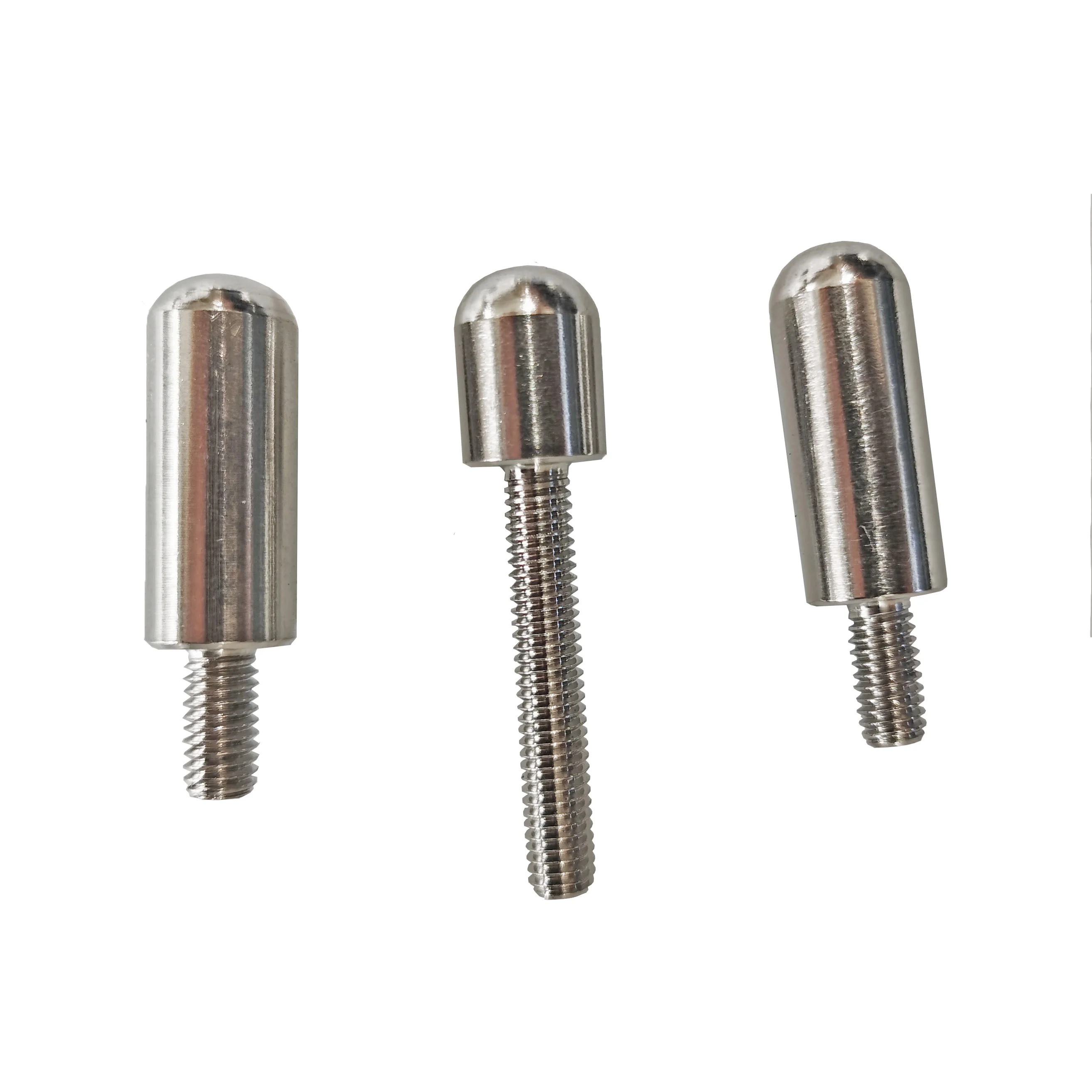 Custom CNC Turned Fastener Non-standard Typical Shape Round Head Screw