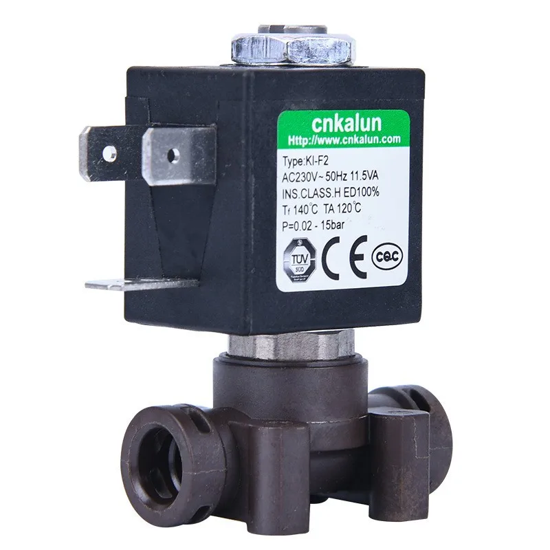 Most Popular KL-F2 No Noise 220V 230V 240V NC PPS Solenoid Valve for Steam Water