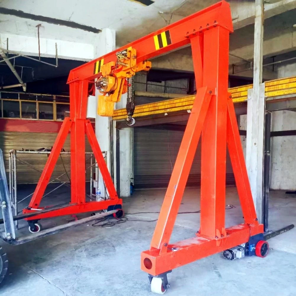 1 ton 2 ton 5 ton 10 ton gantry crane lift for sale mobile portal a frame portable crane gantry for construction