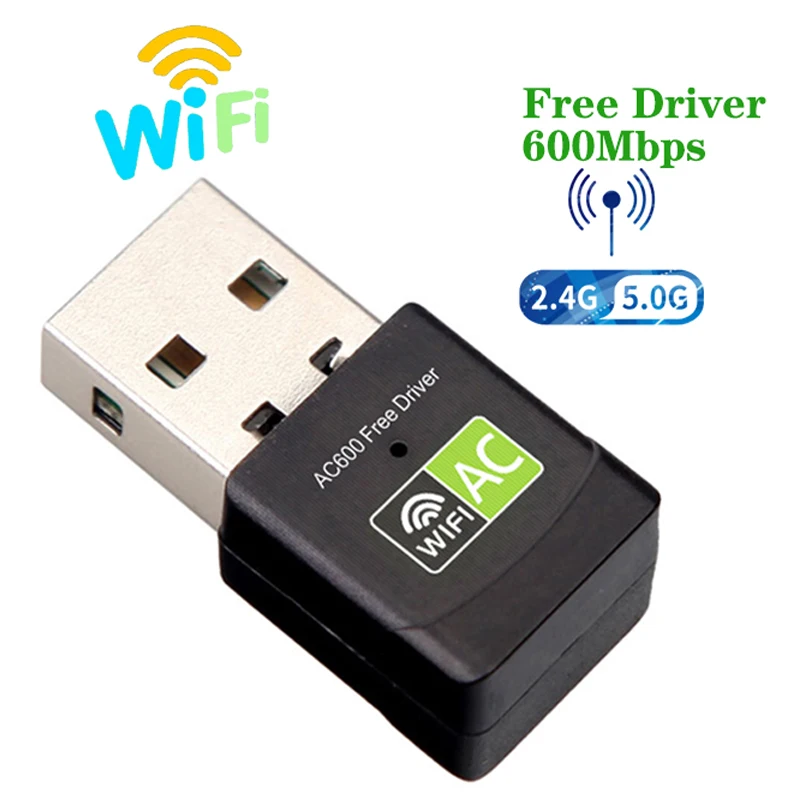  Usb Wi-Fi адаптер 802.11n/g/a/ac 600 Мбит/с 2 4/5