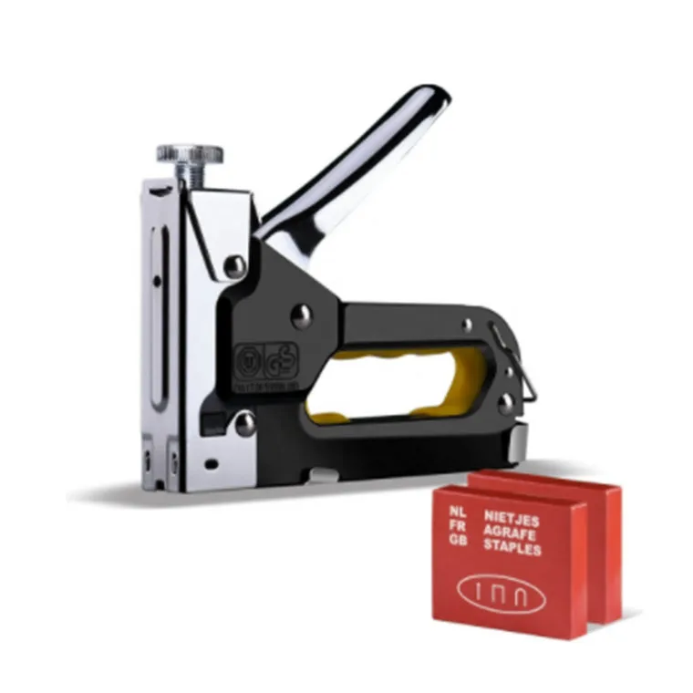 Heavy duty 3 Way Staple Gun tacker  Manual stapler GDY-201