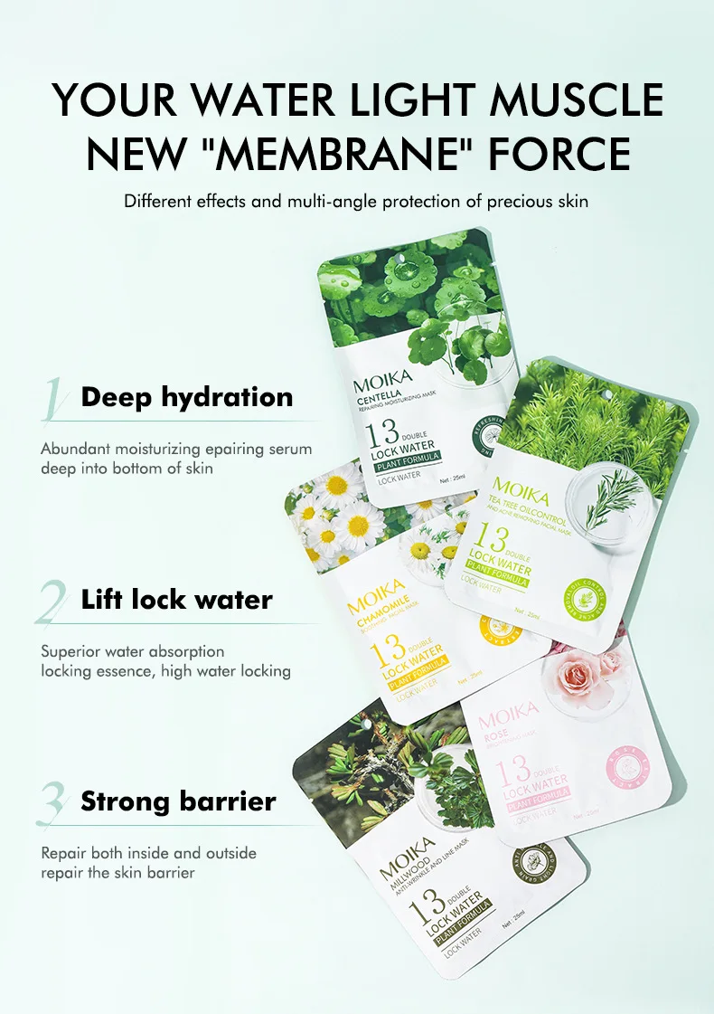 OEM plant extract Hydrating Anti Aging Collagen Mask Skin Care Moisturizing Korean Sheet Facial Face Mask