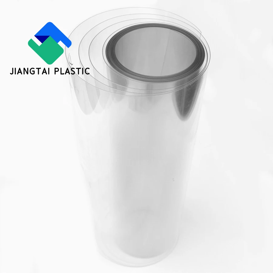 Jiangtai 1mm Thickness Transparent PET Film PET Sheet roll for Thermoforming