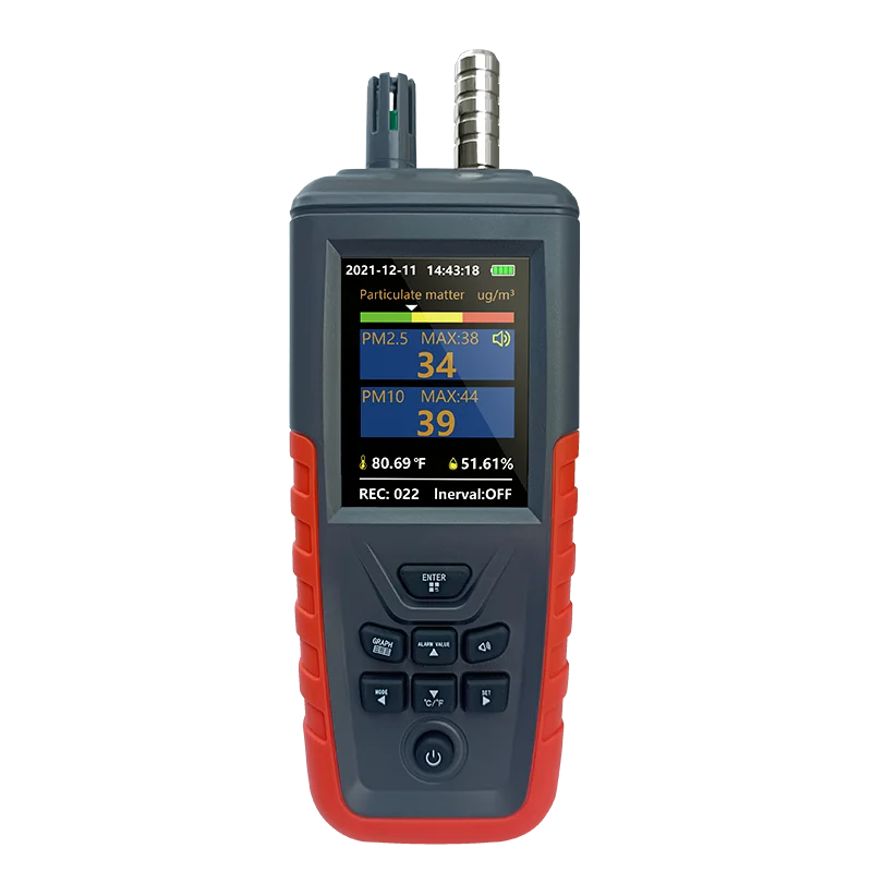 TC-8200 PM2.5 PM10 насос для очистки от пыли воздушной анализатор Датчик качества воздуха измерения PM температуры и влажности