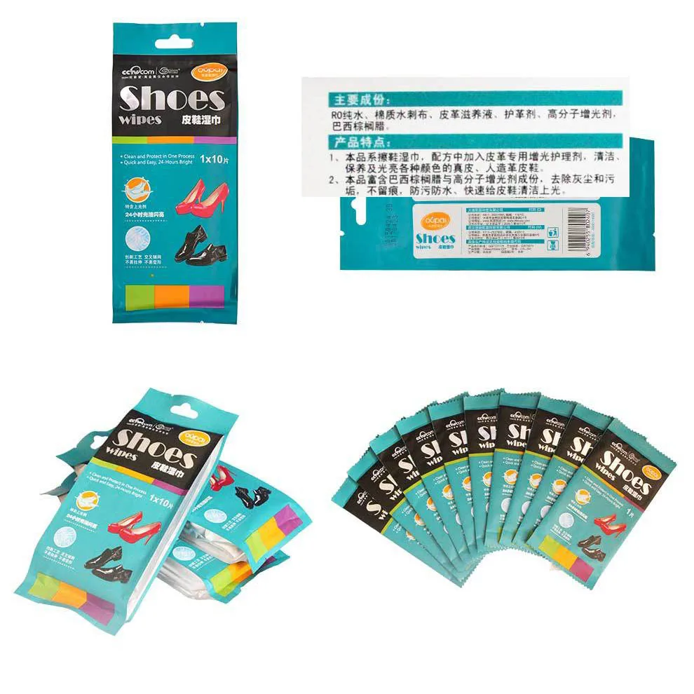 Hight Quality Private Label Home Multi-functional portable Shoes Cleaning Wipes alcohol free about Sneaker Care wipes