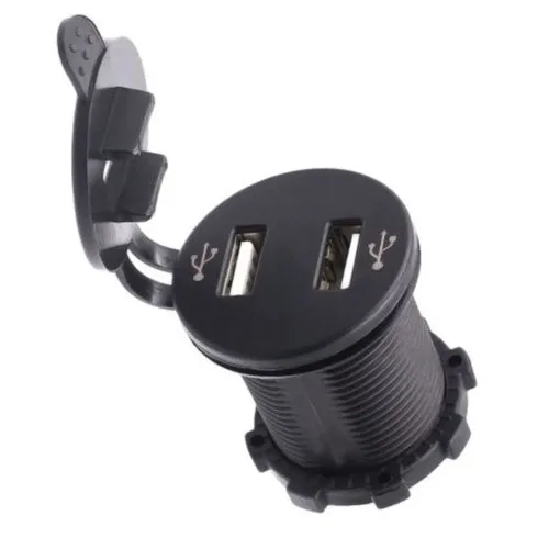  YJ Manufacturing Waterproof Car Cigarette Power Quick Charging Charger USB