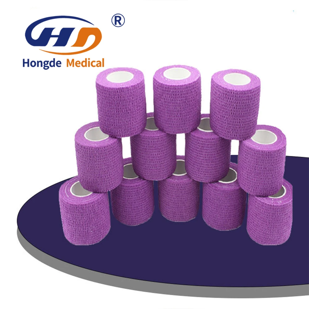 Medical Self Adhesive Bandage Wrap With Assorted Colors, Elastic Bandage