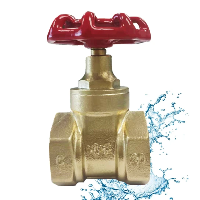 1 / 2-inch to 2-inch Brass Gate Valves are installed with non directional water valves that can be sealed in both directions