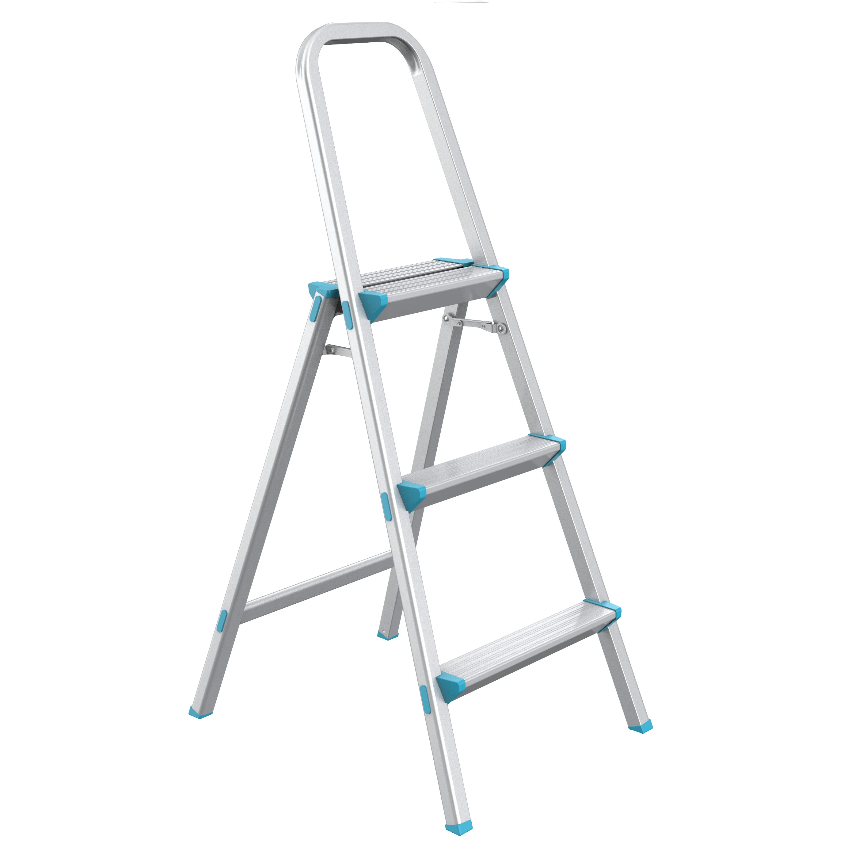 Поручень лестница 3-ступенчатая алюминиевая