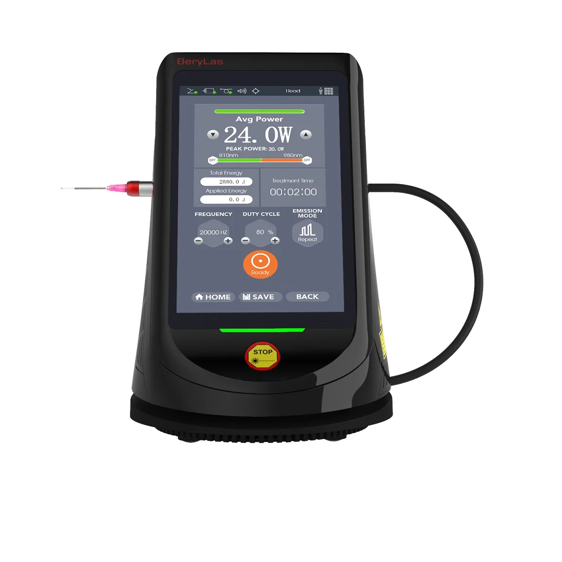 Lightweight and compact  equipment quad-wavelength diode laser for Veterinary Animal surgeries cutting ablation