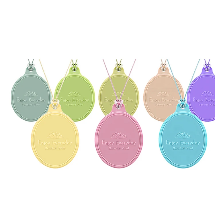 Best Home Fragrance Wardrobe Hanging Perfume Customized Logo Scented Plastic Card