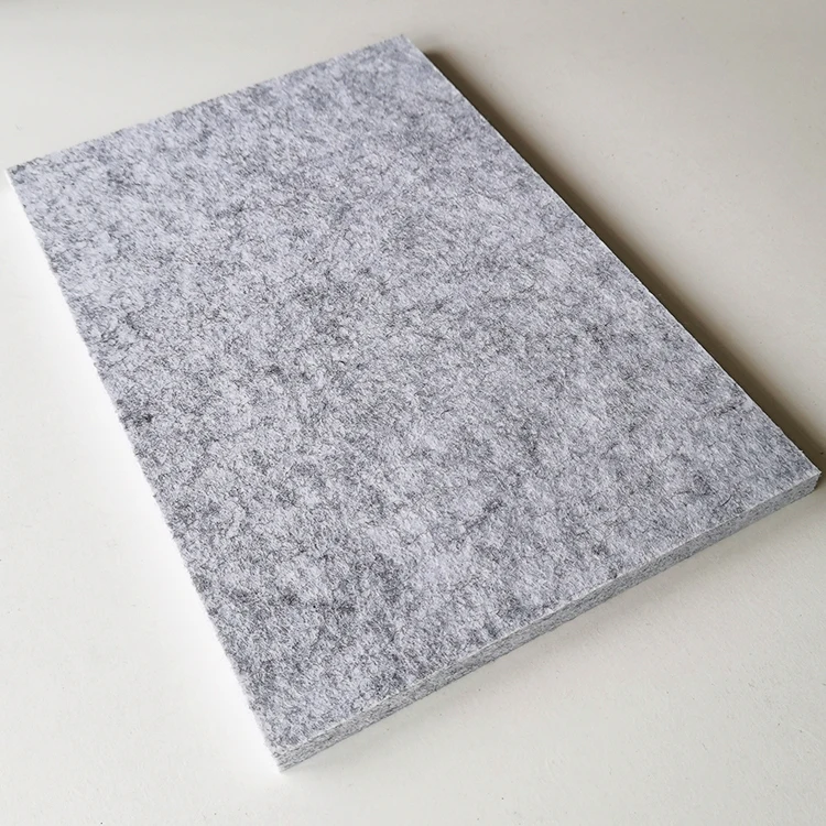 Polyester sound-absorbing ceiling wall panels