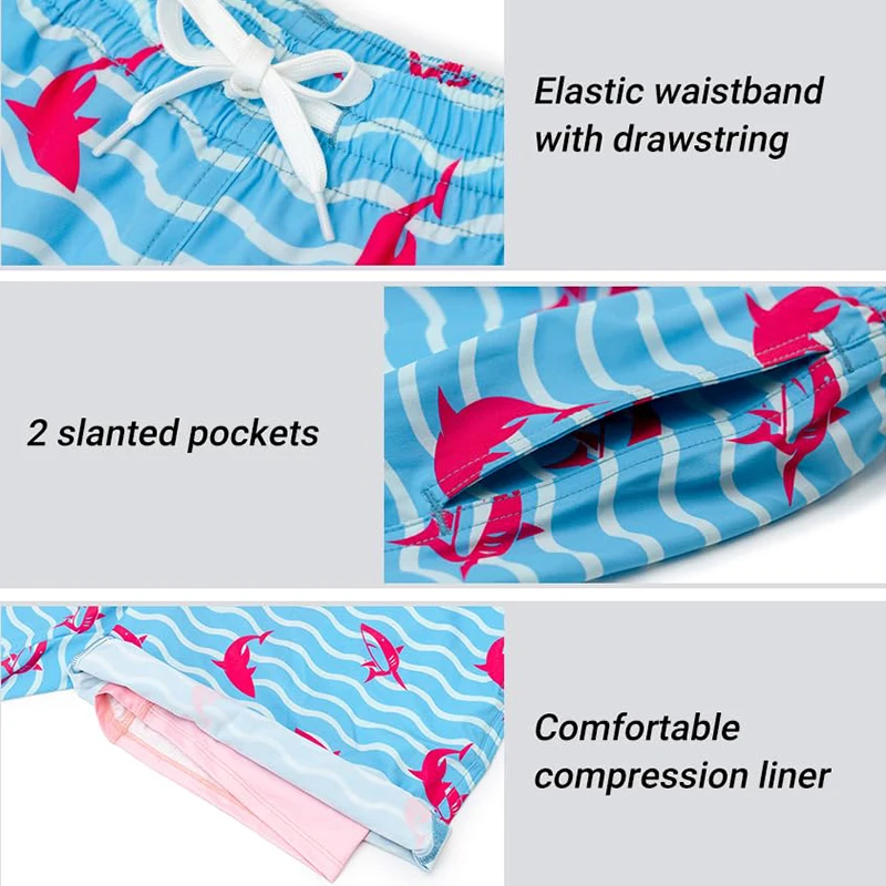 Thailand Hot Sales Beach Surf Drawstring Shorts Custom Swimsuits For Men Quick-Dry Swim Training Wear Transparent Swimwear Man