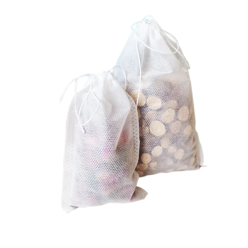 Disposable Drawstring Packaging Bag Coffee Packing Empty Individual Non Woven Filter Tea Bags