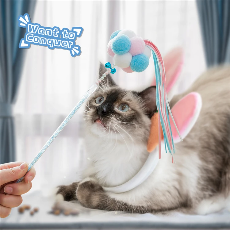 Manufacturer supplier 2020 new Funny cat stick Safe funny cat cat wand