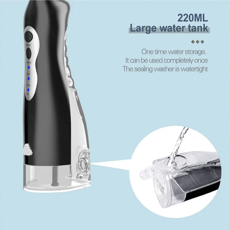 USB rechargeable water pick for teeth cleaning flosser irrigador