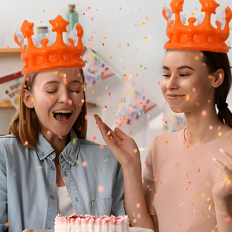 Factory Price Birthday Party Decoration Crown Toy Inflatable Princess Crown Decoration Inflatable Crown