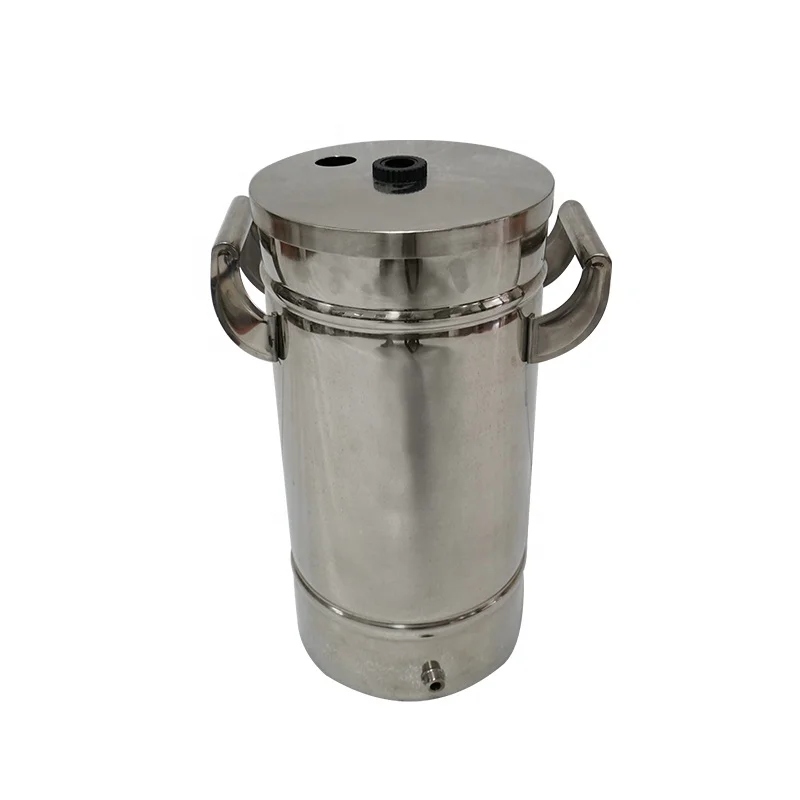 10lb Small Stainless Steel Powder Coating Fluidizing Hopper