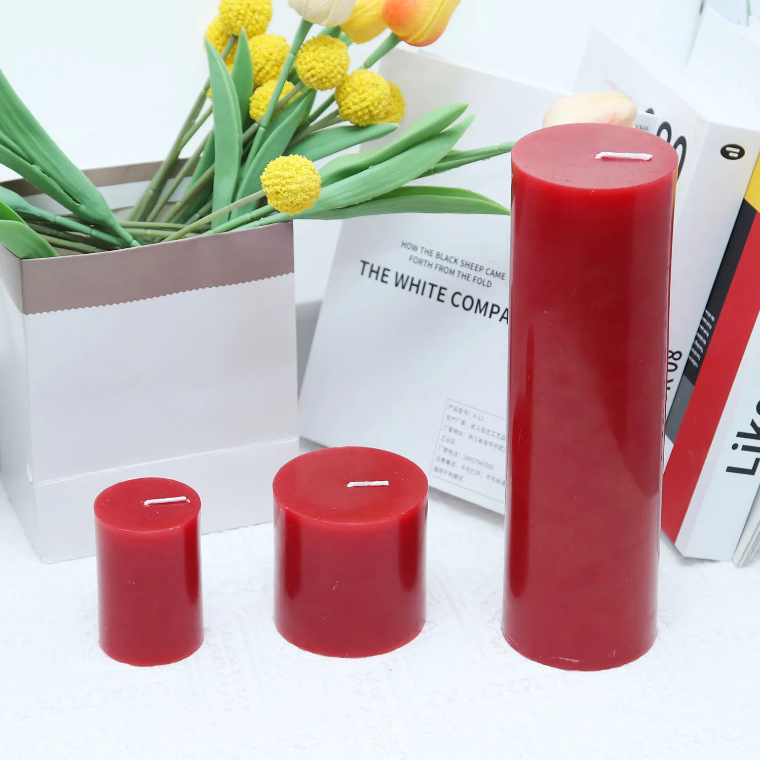 Manufacturers direct romantic birthday wedding candles classic column smokeless candles wholesale Scented candle