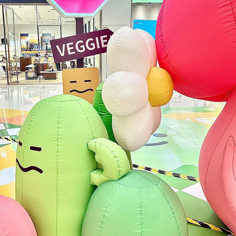 Factory Price Purple Vegetable Balloon Giant Inflatable Eggplant Advertising Inflatables For Art Festival