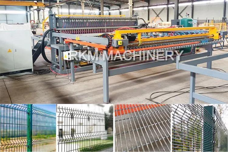 automatic anti climb panel fence wire mesh welding machine