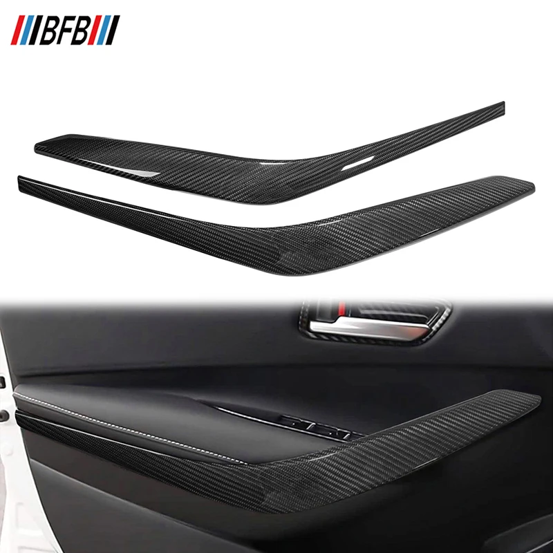BFB Pre-Preg Carbon Fiber Interior Accessories For Car Front Door Handle Panel Trim Interior Trim For Toyota GR Corolla 2023 up