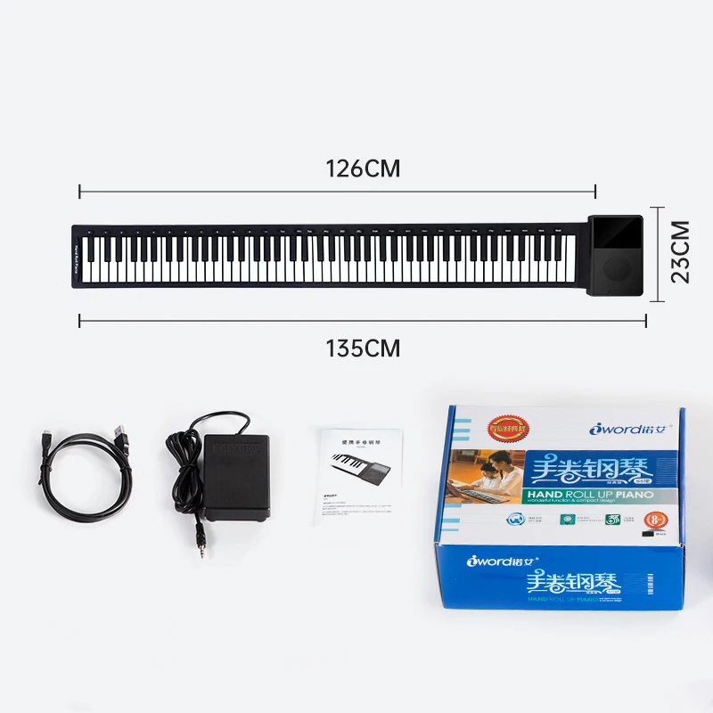  Пианино с гибкой клавиатурой гибкая клавиатура из PianoSilicon 49 клавиш цифровое рулонное фортепиано музыкальные
