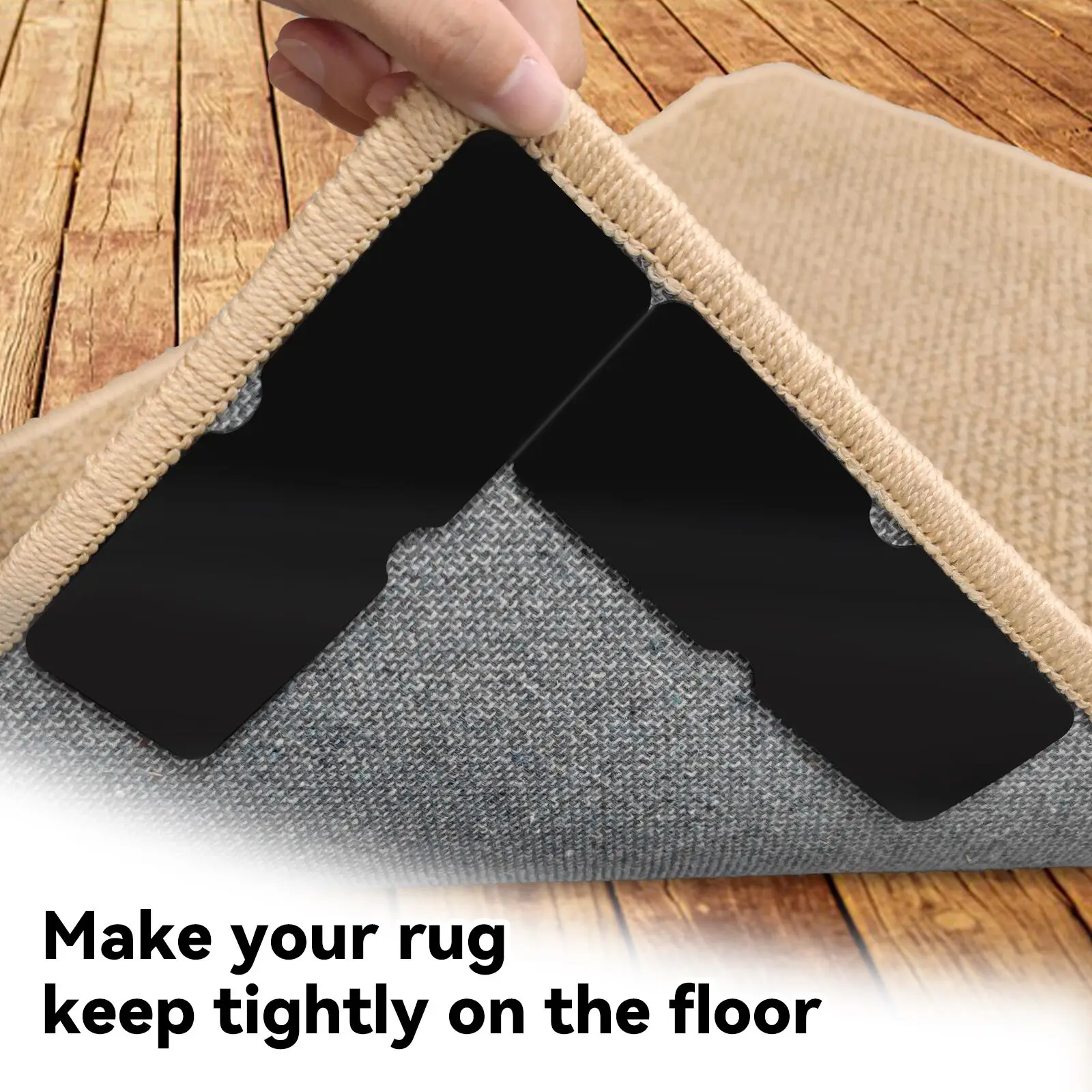 LS Non-slip Washable Removable Reusable Rug Pad Gripper For Carpet