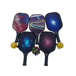 ActEarlier 1pcs carbon fiber polypropylene pickleball paddle fiberglass pickleball paddle pickleball training paddle