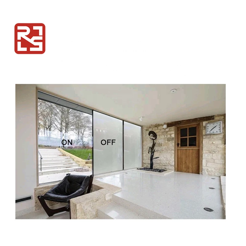 Rushui 5+5 6+6 switchable PDLC smart glass PDLC adhesive electronic glass pdlc glass