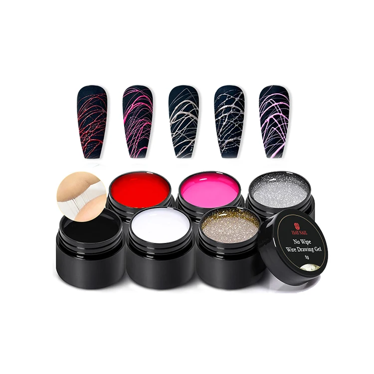 ISAY BEAUTY new product salon use spider gel nail art high elasticity and toughness 5g no wipe drawing gel