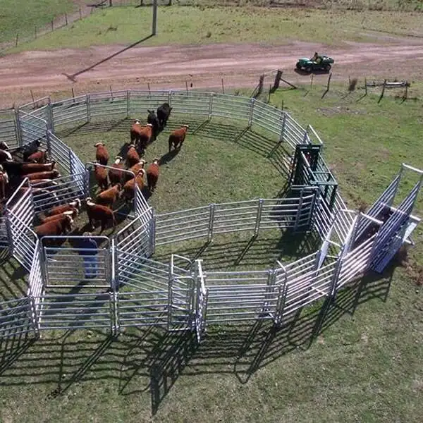 High Quality Cheap Field Yard Horse Goat Sheep Corral Farm Fence Panels Cattle on
