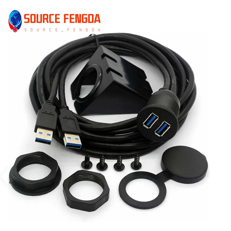 dual ports qualcomm quick charge memory  hub USB3.0 connector car charger 16gb