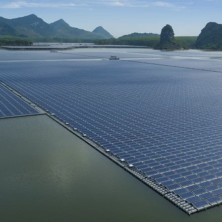 Easy Installed River Floating HDPE Water Solar Panels Platform Mounting System On Large Water Floating PV Mounting System