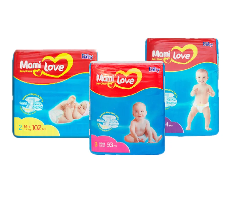 Wholesale High absorbent Nappy Disposable Baby Diaper Magic Tape