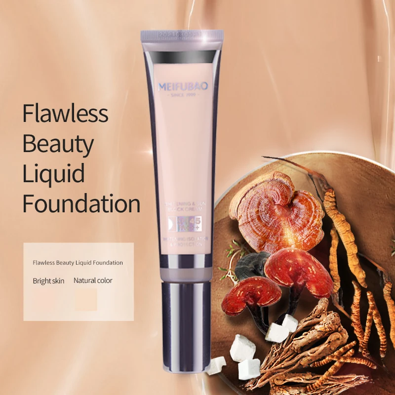 Brand Private Label Organic Vegan Mens Women Skin Face Tinted Moisturizer Spf Foundation