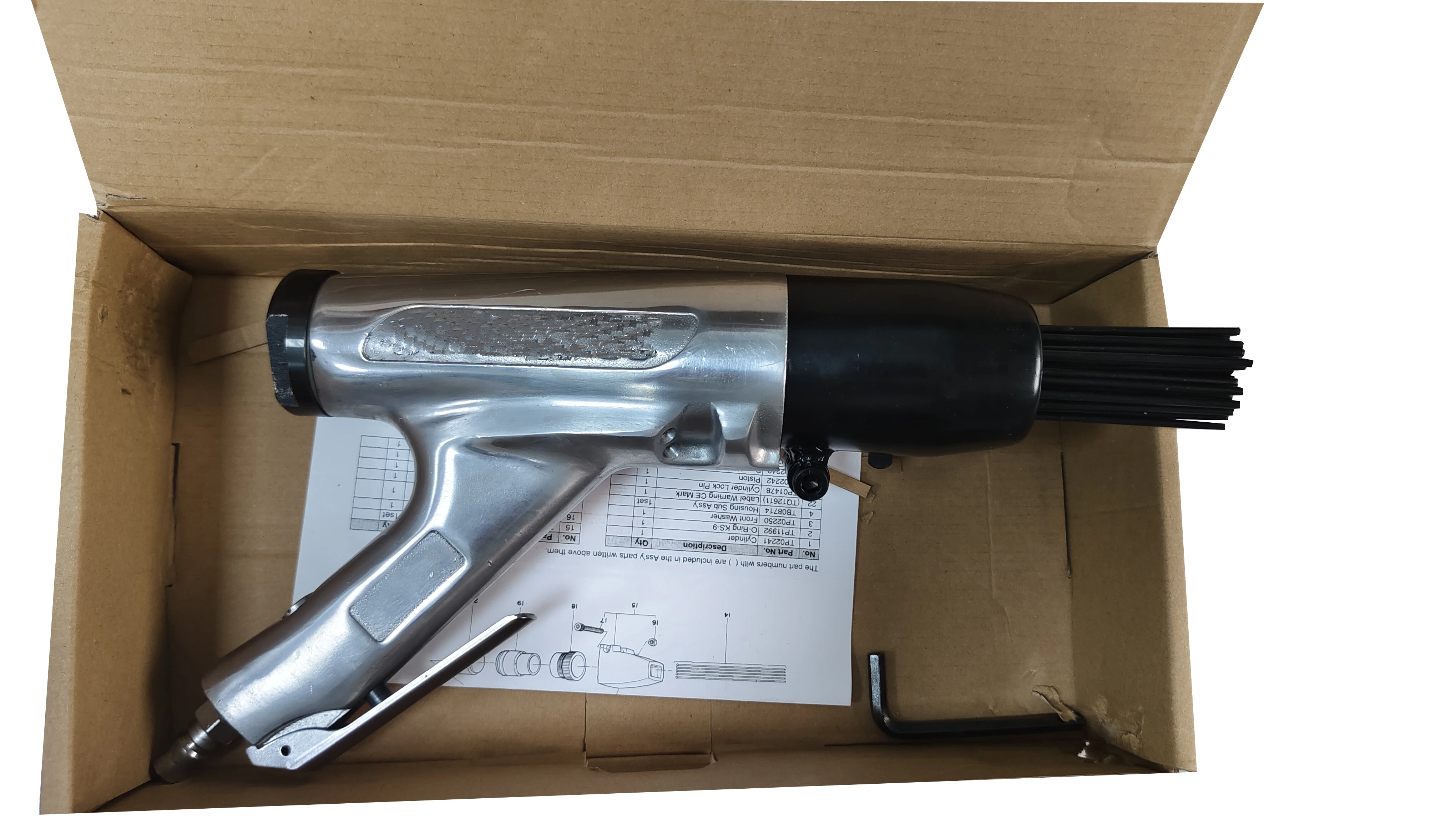 IMPA 590464 High quality Pneumatic scaler/Pneumatic Jet chisel  Derusting Gun Scaler Rust Removal Gun Air Needle Scaler