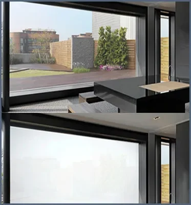 Electronic Smart Windows Film/pdlc Switchable Glass Film Smart Transformer With Remote Switch PDLC-light white