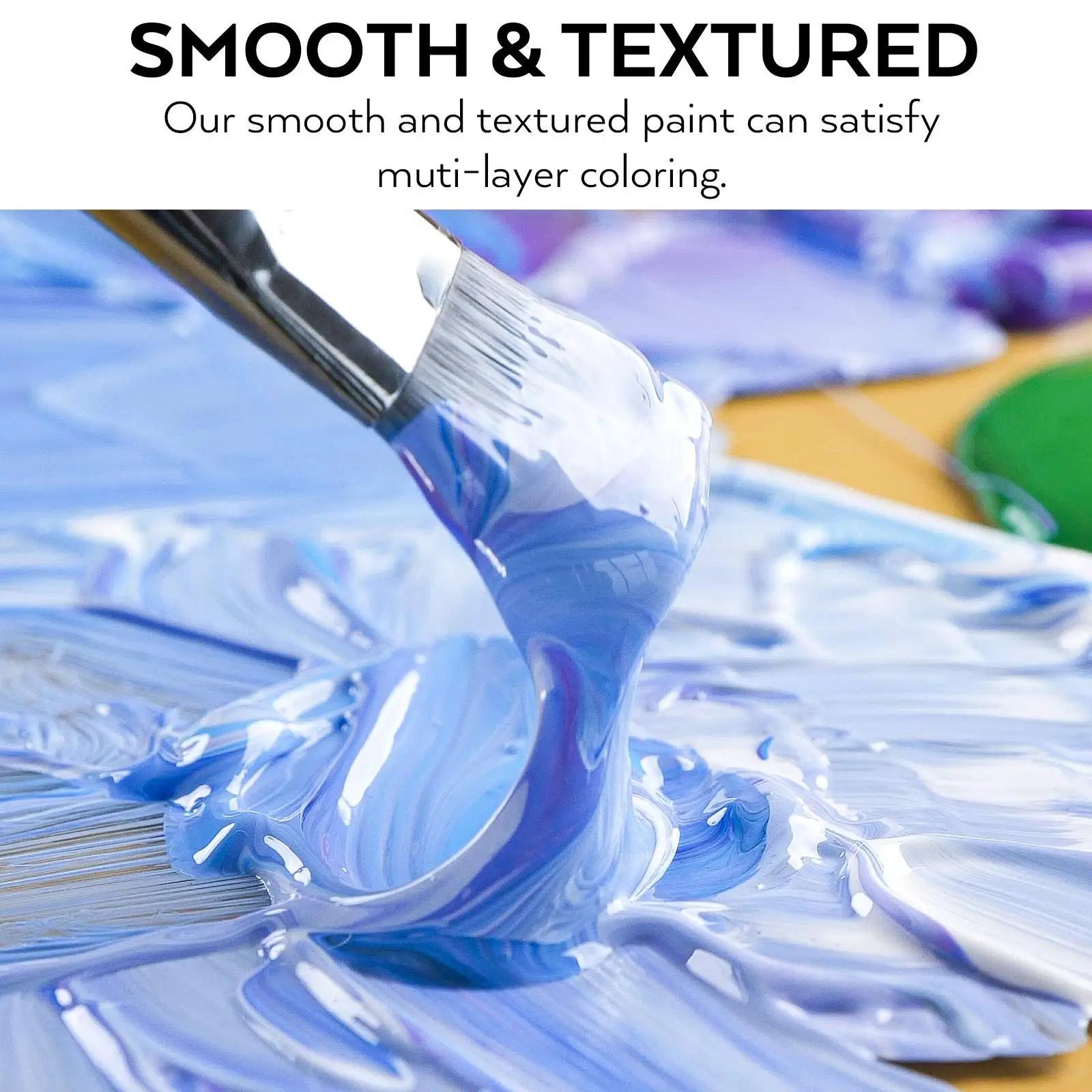 Quality 500ml Bottle Packaging Professional Acrylic Colour Artist Painting Set