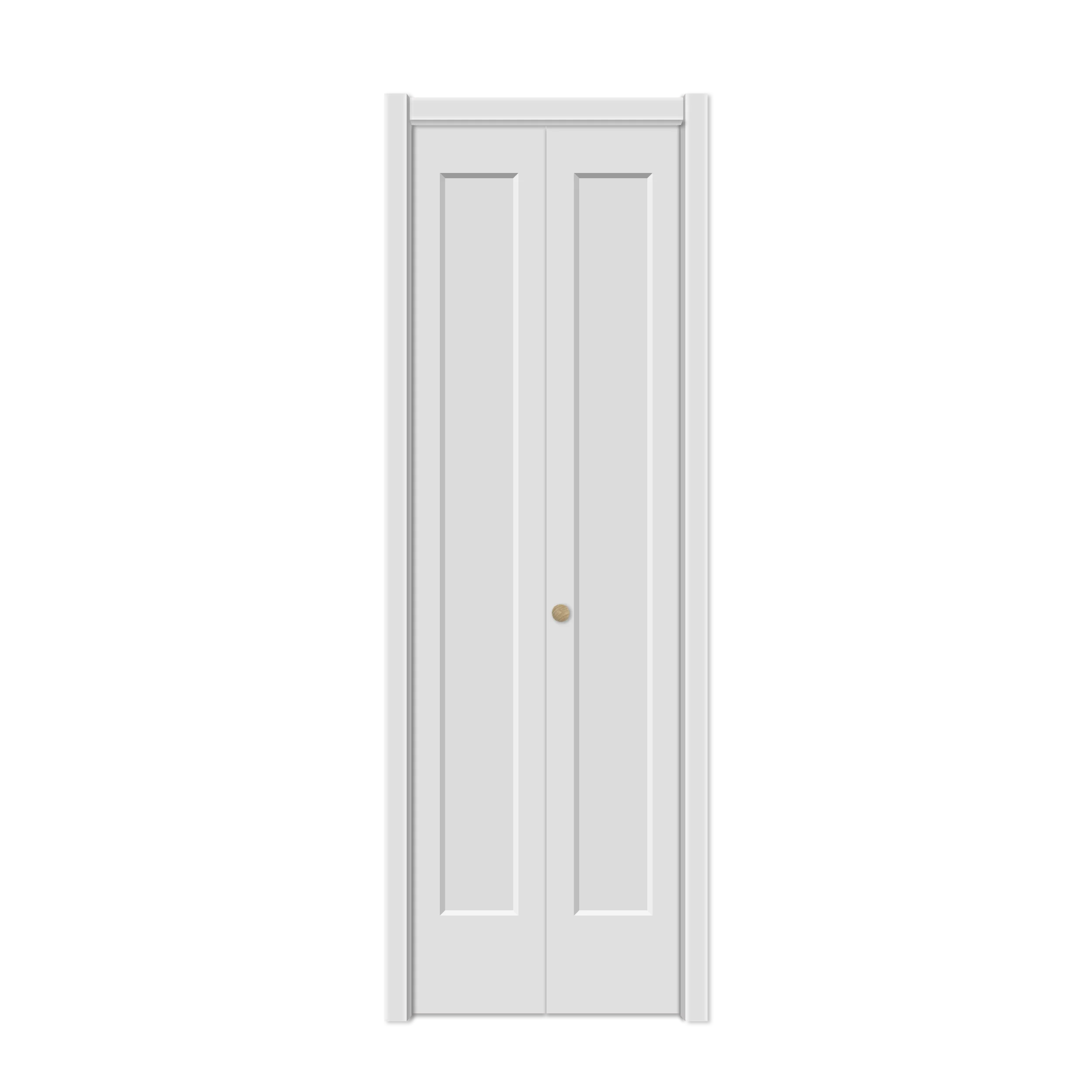 72 Inch Top Hung French Internal Wood White Vertical Bifold Doors With Seal